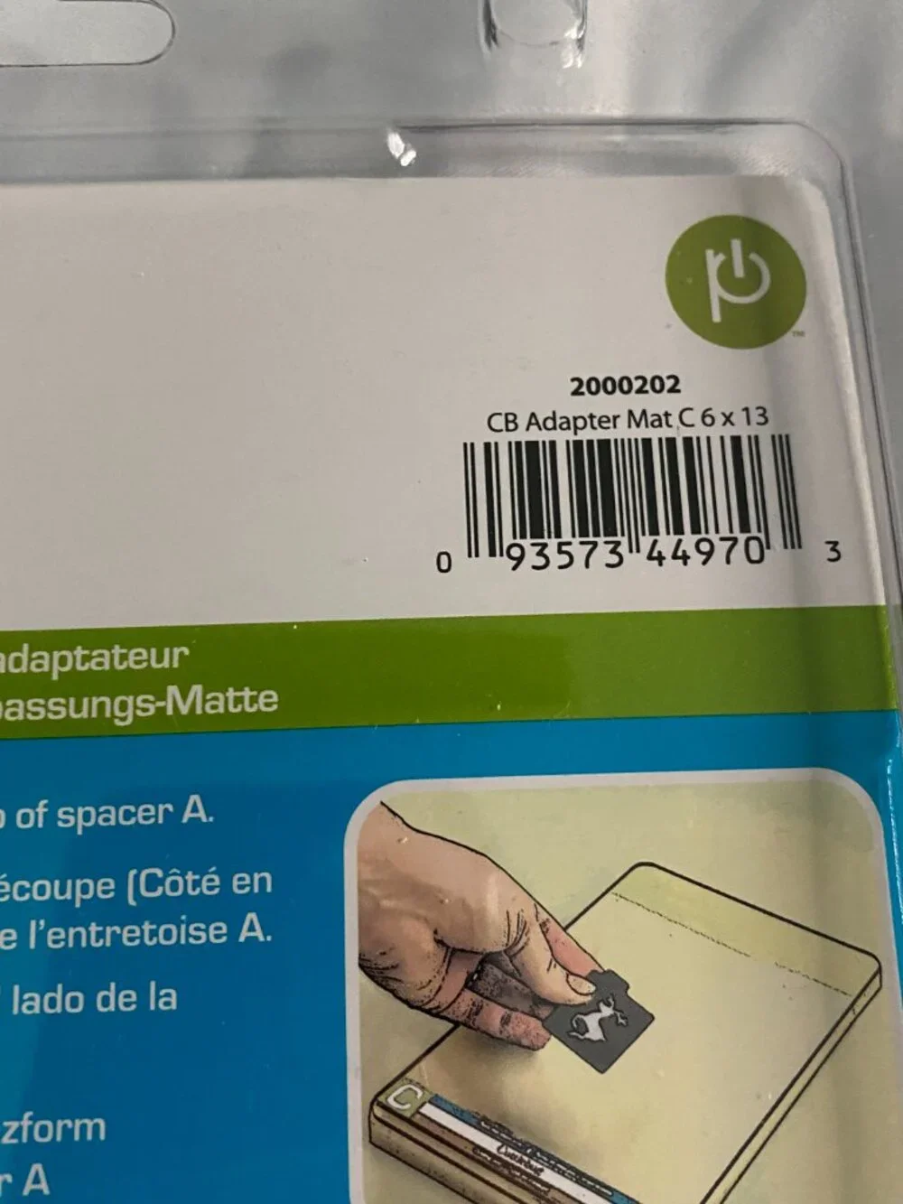 Cuttlebug A B C 6x13 Cutting Plates & Adapter Set